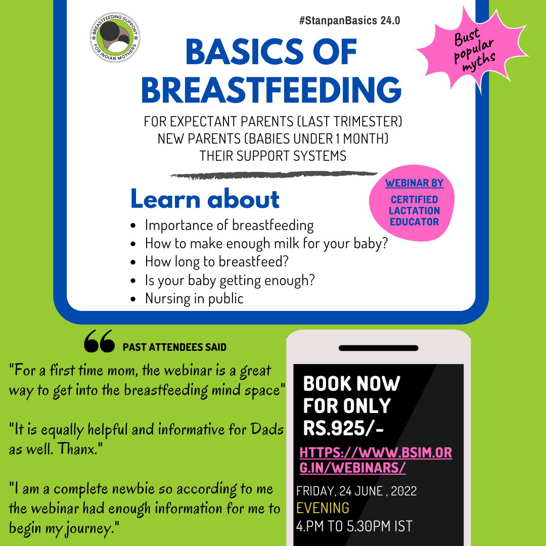 29th April, 2022: Basics of Breastfeeding